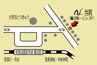 �i�����ȃN���j�b�N�܂ł̒n�}